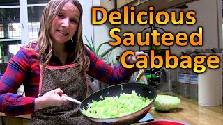 Sauteed Cabbage  Quick Easy Healthy Recipe  Keto Delicious [upl. by Thibault640]