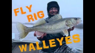 CATCH MORE WALLEYES  How to Fish Flies for Walleyes [upl. by Anitrak]