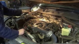 How to change oil in a Touareg TDI [upl. by Htnnek709]