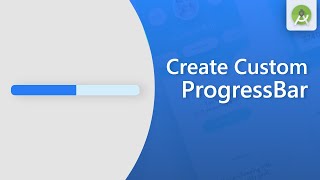 Create custom Horizontal ProgressBar in android studio  Android studio tutorial [upl. by Yendroc]