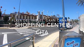 Gran Canaria Playa del Ingles Shopping Center Cita Walk Through [upl. by Norrahc967]