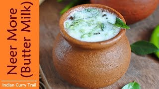 Neer More  Spiced Buttermilk  how to make buttermilk  நீர் மோர் [upl. by Esimehc]