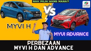 KING MYVI Perbezaan Myvi H dan Myvi Advance [upl. by Hardman]