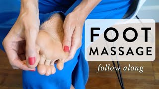 Foot Massage Reflexology  Self Massage for Feet [upl. by Jorry]