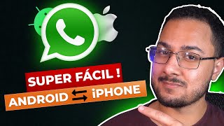 🔥Como Transferir Whatsapp de Android para iPhone Facilmente em 2023 [upl. by Arymahs]