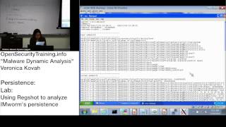 Dynamic Malware Analysis D2P02 Persistence Lab IMworm with Regshot [upl. by Bozuwa]