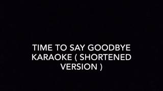 Time to say goodbye karaoke just female part [upl. by Gibert]