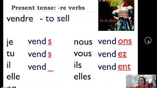 Conjugating French RE Verbs in the Present Tense [upl. by Barnabe951]