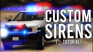 How to Install Custom Siren Packs into FiveM GTA 5 RP 2021 [upl. by Darcie]