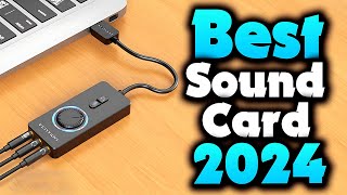 2024s Best USB External Sound Card  Top 5 Picks for Crystal Clear Audio [upl. by Matias]