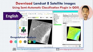 Download Landsat 8 Satellite images Using SemiAutomatic Classification Plugin in QGIS [upl. by Nytsirc]