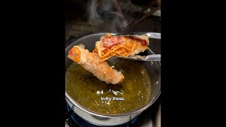 Spicy Fried Ramen Spring Rolls Day 2730 [upl. by Novehc342]