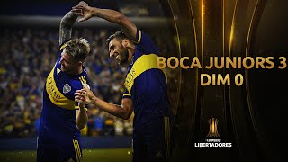 Boca Juniors vs Independiente Medellín 30  GOLES  CONMEBOL Libertadores 2020 [upl. by Anthiathia]