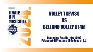 FINALE U14M VOLLEY TREVISO  BELLUNO VOLLEY U14M [upl. by Sidwell]