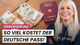 Einbürgerung So viel kostet der deutsche Pass [upl. by Haidabez]