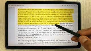 How To Export Highlighted Text in a PDF  Extract PDF Tab S6 Lite [upl. by Heddi]