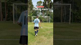 COMO CHUTAR NO ÂNGULO 🔥 futebol tutorial chute bera [upl. by Liebowitz309]