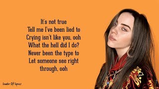 Billie Eilish  i love you Lyrics 😪 [upl. by Dimitris]