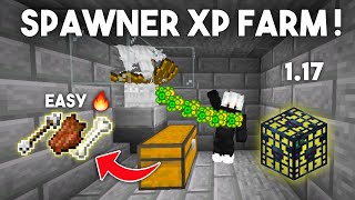 EASY ZombieSkeleton Mob Spawner XP Farm 117 Minecraft JavaBedrock Edition  MCPE PS4 XBOX PC [upl. by Notsreik709]