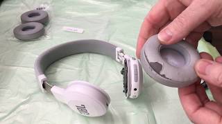 JBL E45BT headphone  ear cusion change  Ohrpolster ersetzen  Part 1 [upl. by Ahsaela]