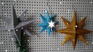 Estrela de Natal em EVA Para decoração e Arvore de Natal [upl. by Zima]