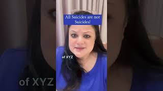 All suicides are not always a Suicide [upl. by Akitan]