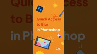 Quick Access to Blur in Photoshop via TourBox [upl. by Brag]