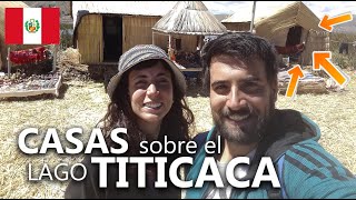 CASAS FLOTANTES sobre el Lago TITICACA PERÚ  VUELTALMUN [upl. by Iretak286]