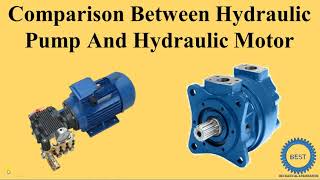 Comparison Between Hydraulic Pump And Hydraulic Motor [upl. by Ahsyas]