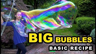 BIG BUBBLES BASIC RECIPE [upl. by Chuch]