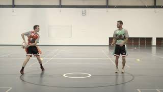 HOW TO OZTAG  PASS IN PAIRS  Warm Up  Passing [upl. by Toinette858]