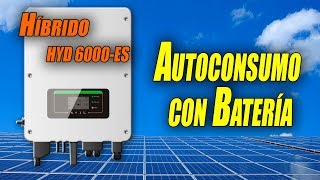 Instalación híbrido Sofar HYD 6000ES Autoconsumo con batería de litio [upl. by Lorenzana247]