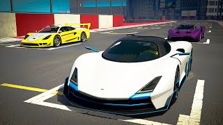 GTA Online Overflod Zeno  Downtown Loop  Stunt Race [upl. by Aehsel]