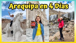 Qué hacer en AREQUIPA EN 4 DIAS Guía completa 2024 [upl. by Ynohtnakram554]