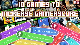 10 Games To Increase Gamerscore Xbox Achievement and Gamerscore Hunting 5 [upl. by Kristi]