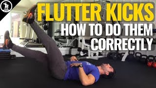 How to Do the Flutter Kicks Exercise  Avoid These Common Mistakes [upl. by Nolyaj]