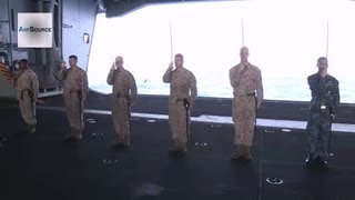 Marines and Sailors Sword Manual Training [upl. by Cletis]