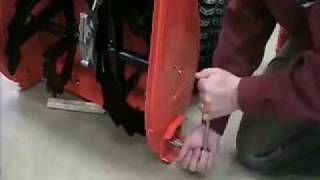 How to Raise a Scraper Bar on a Snow Thrower [upl. by Neitsirk]