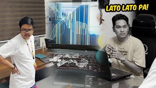 BASAG LAPTOP PRANK KAY KUYA NORVIN GONE WRONG [upl. by Hsaka]