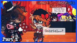 Circus Baby Meets Fnaf 1 Remake Part 2Gacha Club FreddyGabriel X CircusBabyElizabeth  MY AU [upl. by Adaynek]