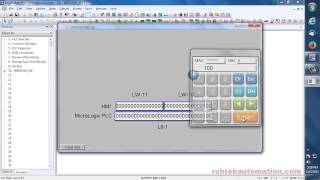 Weintek HMI Tutorial  Bitlevel access to PLC registers from an HMI 4hN [upl. by Alitta]