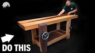 Split Top Roubo Workbench The Woodworker’s ULTIMATE Project [upl. by Karlow]