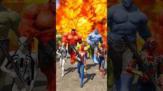 SPIDERMAN SAVED HULK ARMY FROM VENOM AND ABOMINATION shorts [upl. by Trinl]