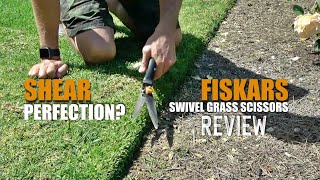 Fiskars Swivel Grass Garden Scissors Review [upl. by Homere]