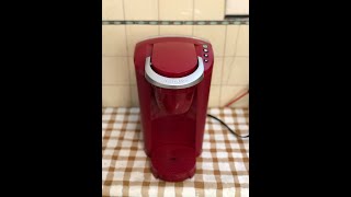 Keurig K Compact Single Serve Coffee Maker Red color Model K35 [upl. by Lrub627]