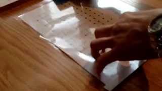 Self Adhesive Laminating Sheet Tutorial [upl. by Oirrad]