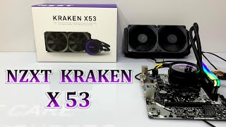 NZXT KRAKEN X53 UNBOX amp INSTALL [upl. by Dominus]