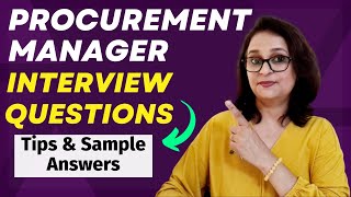 Procurement Manager Interview Questions and Answers  Procurement Officer Interview Questions [upl. by Nosrac411]