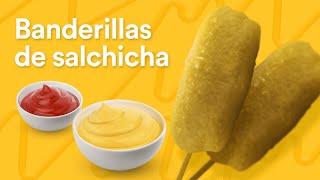 Receta Banderillas de salchicha  Coppel [upl. by Rabush]