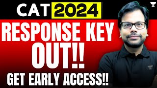 CAT 2024 Response Key Out  Stepbystep process  Score Calculator [upl. by Reifel]